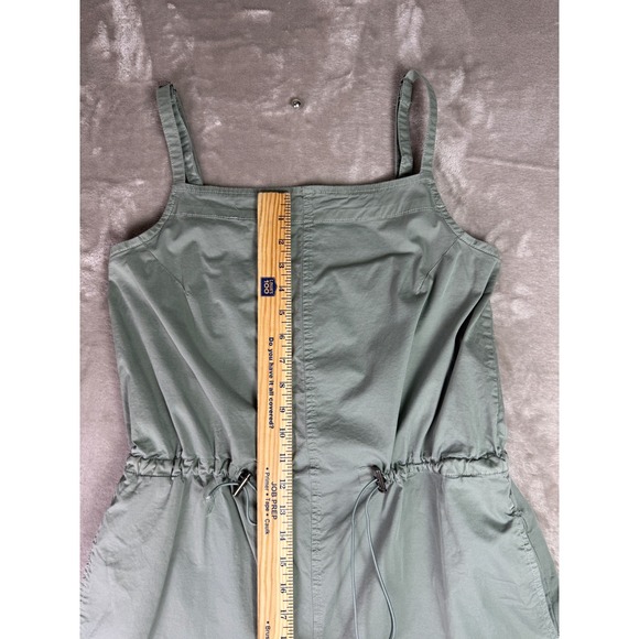 Pistola Olive Green Jumpsuit Size Medium Adela Drawstring Waist Casual Romper - Picture 12 of 16